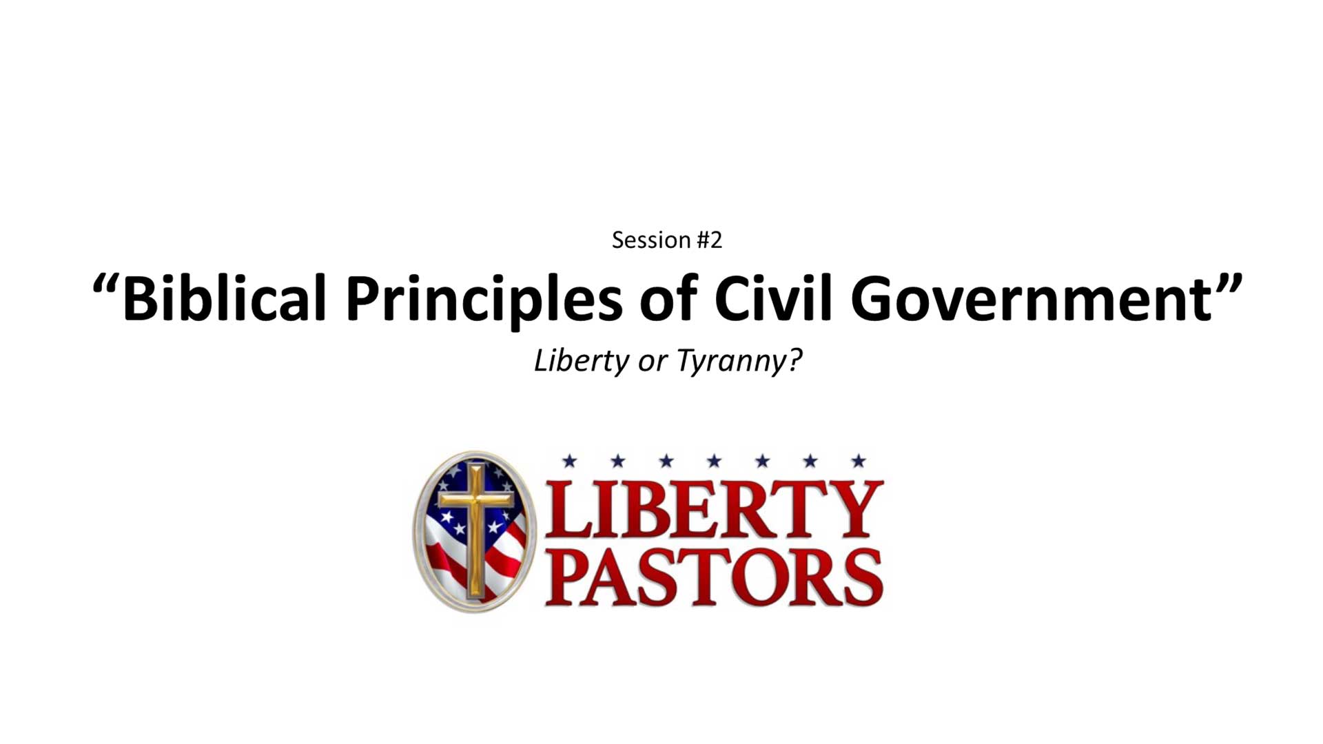 Biblical Principles of Civil Government