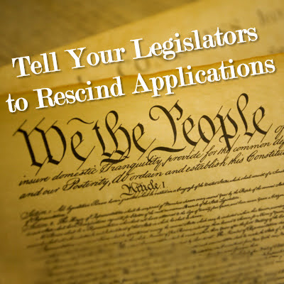 Rescind All Applications for an Article V Constitutional Convention