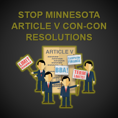 Stop Minnesota Federal Constitutional Convention Resolutions