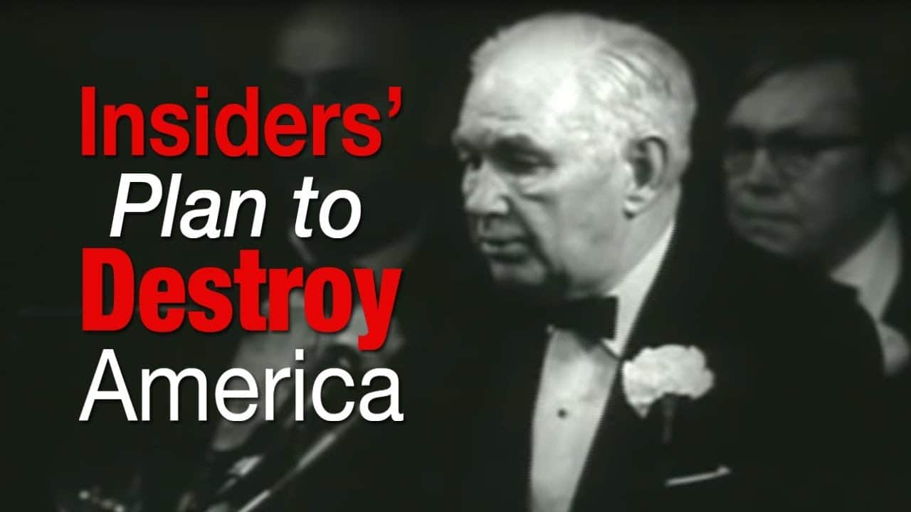Robert Welch Predicts Insiders’ Plans to Destroy America (1974 Speech)