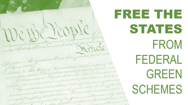 End State Involvement in Federal “Climate Change” Scheme