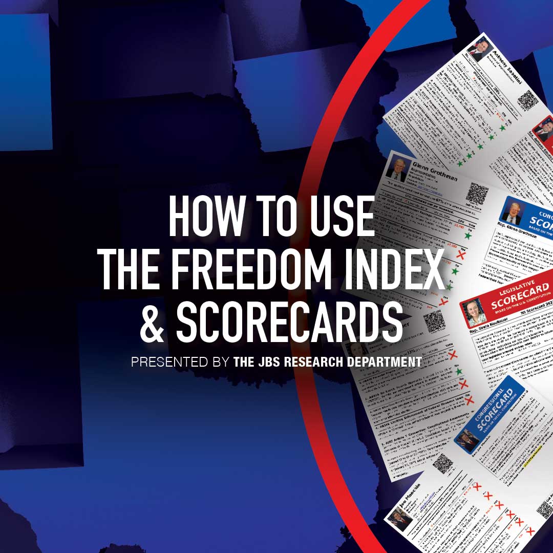 Live Webinar: "How to Use the Freedom Index & Scorecards" With the JBS Research Department