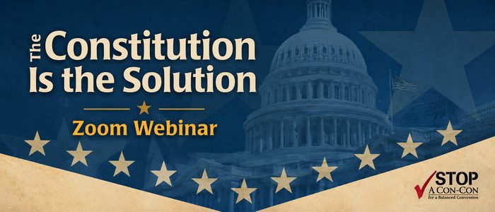 Live Zoom Workshop: The Constitution Is the Solution! Series - Part 1