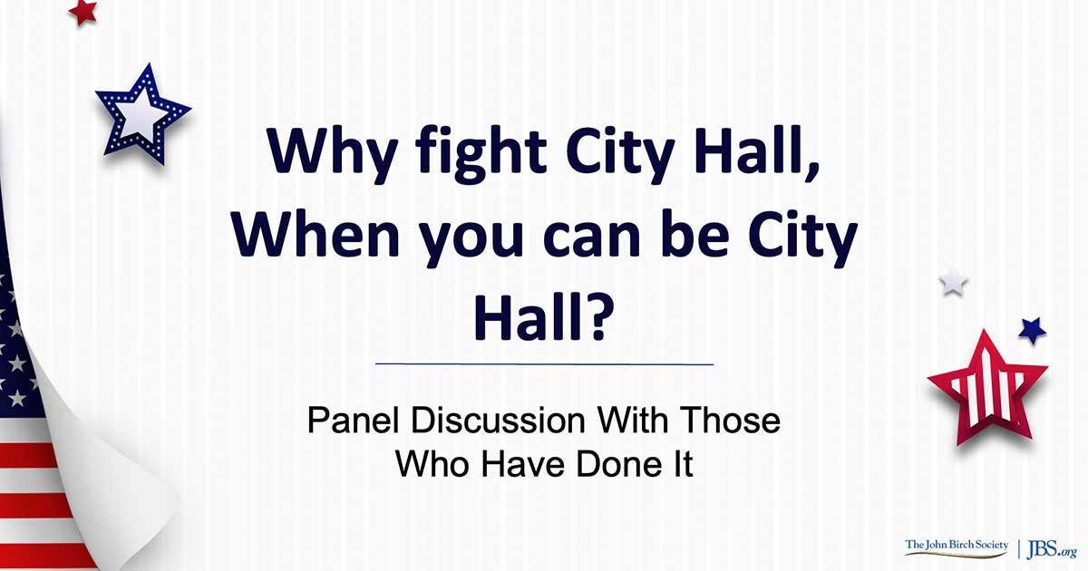 Panel Discussion: Why Fight City Hall When You Can Be City Hall?