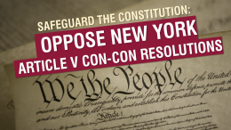 Stop New York Federal Constitutional Convention Resolution C 1002