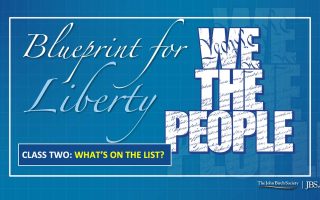 Class 2: What’s On the List?