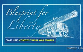 Class 9: Constitutional War Powers