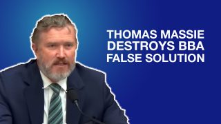 Thomas Massie Destroys BBA False Solution
