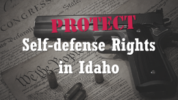 Support SB 1298: Protect the God-given Right of Self-defense in Idaho