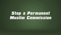 Oppose S2134: Stop a Permanent Muslim Commission