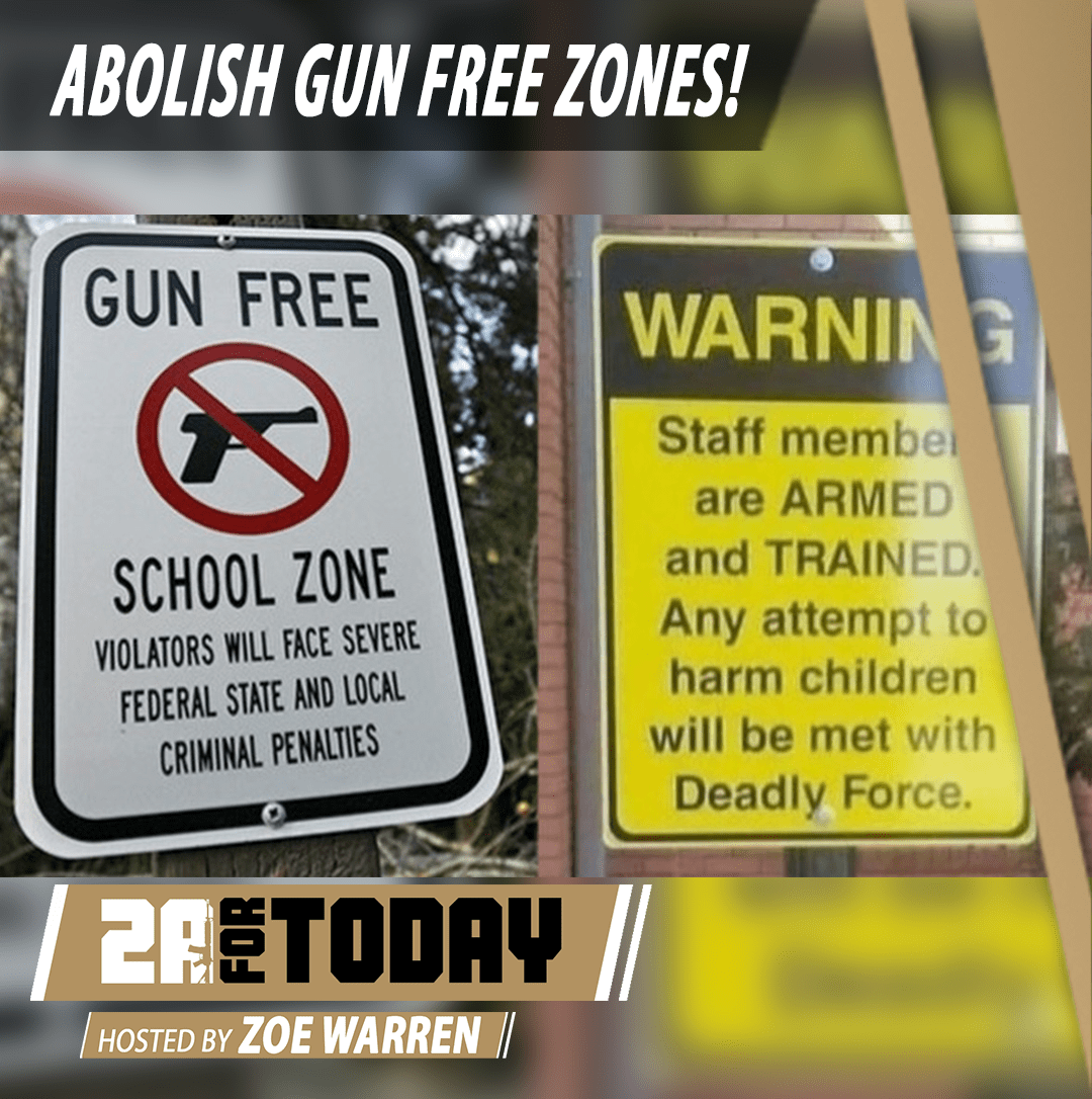 Its Time For Common Sense Gun Laws – Abolish GUN FREE ZONES | 2A For Today!