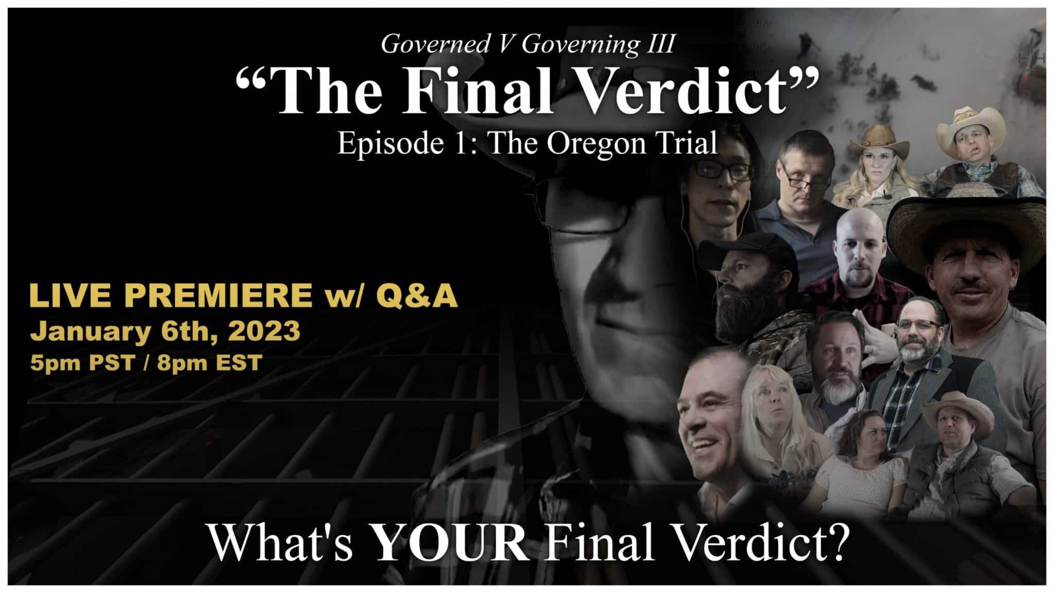 ‘The Final Verdict’ - Ep. 1: The Oregon Trial LIVE PREMIERE Intro w/ Q & A - The New American