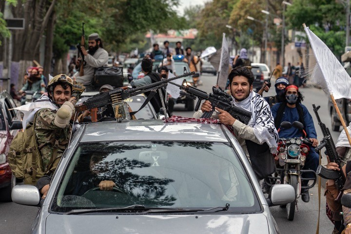 Taliban Holds Parade Proudly Showing Off Weapons, Equipment Abandoned by U.S. Government