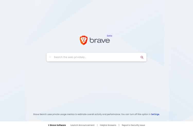 change brave search engine