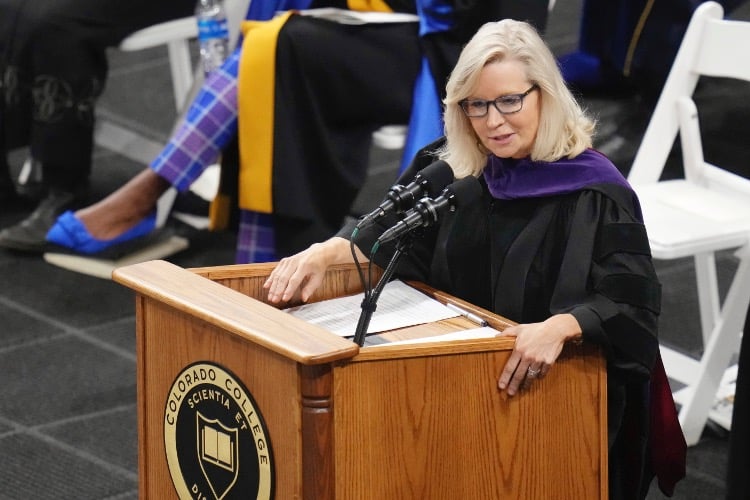 Liz Cheney Booed During Colorado College Commencement Address