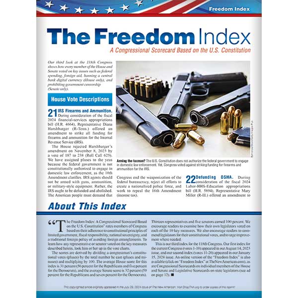 Freedom Index July 2024 reprint