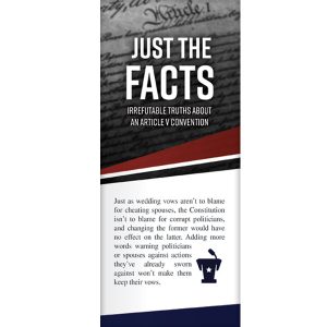Just the Facts: Irrefutable Truths about an Article V Convention pamphlet