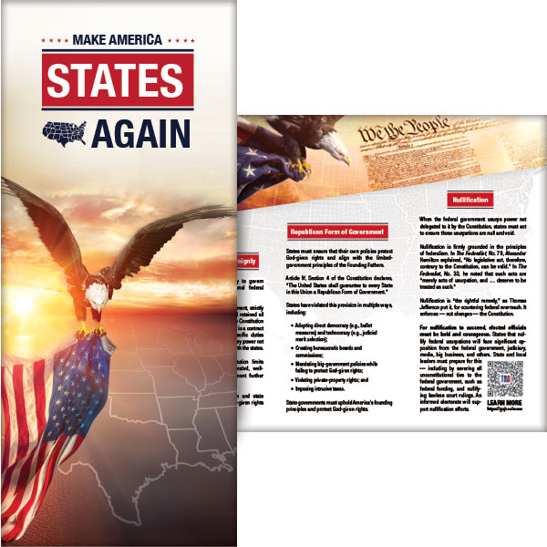 Make America STATES Again pamphlet