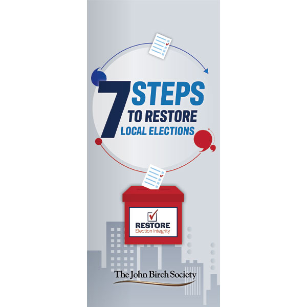 7 Steps to Restore Local Elections pamphlet