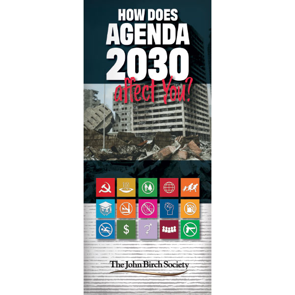 How Does Agenda 2030 Affect You? Pamphlet