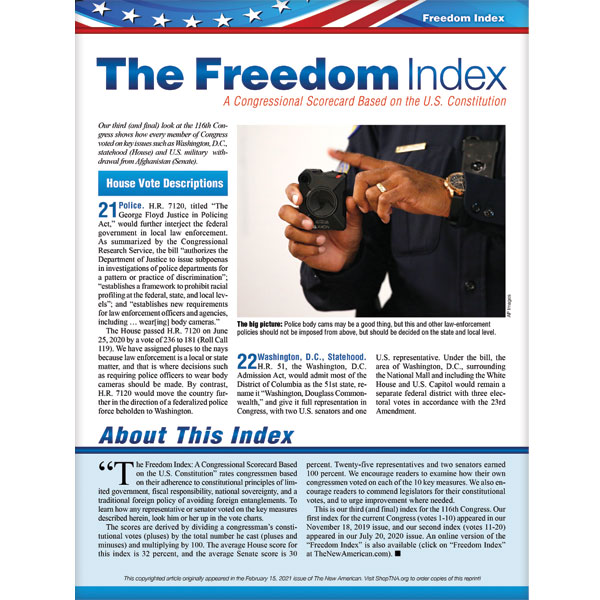 Freedom Index February 2021 reprint