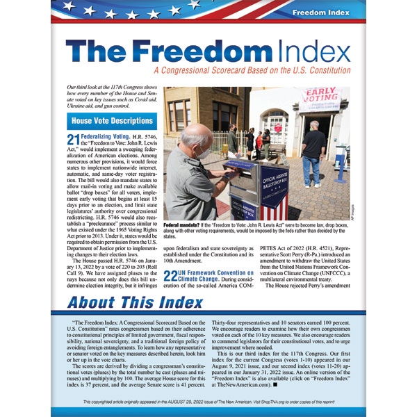 Freedom Index August 2022 reprint