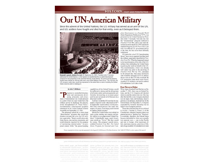 Our UN-American Military reprint