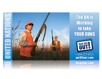 DOWNLOAD -  The UN is Working to Take YOUR GUNS BANNER -4'x8'
